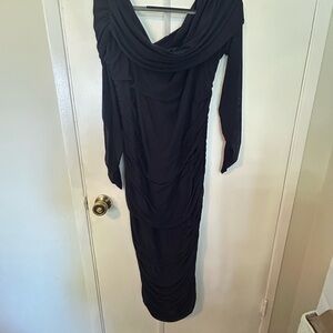Elegant Navy Women's Dress